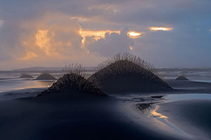 Dunas de arena negra. Höfn